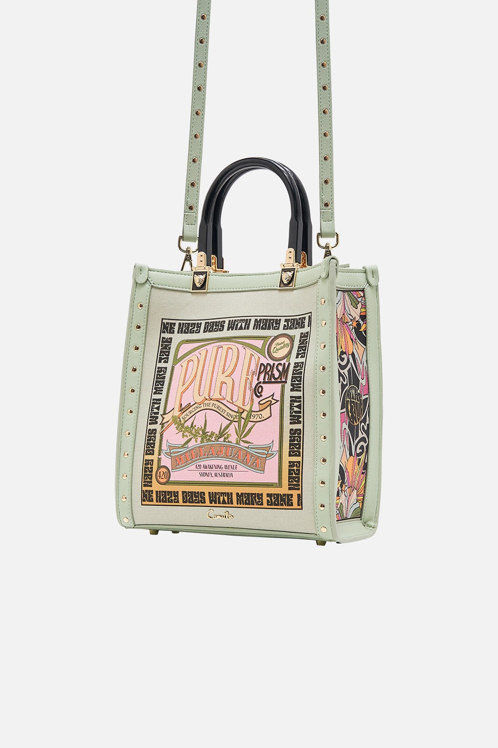 NORTH SOUTH TOTE WITH SMOOTH HANDLE - 3
