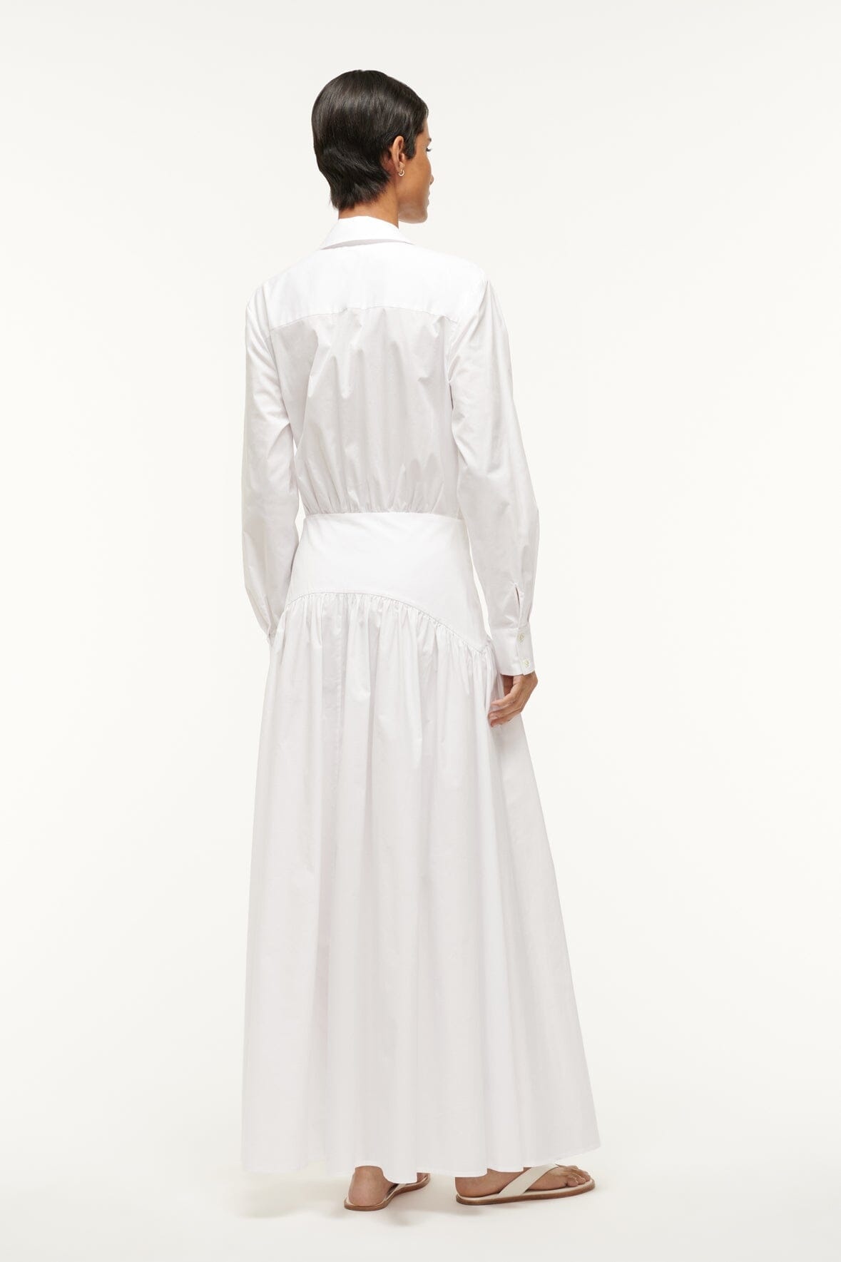 STAUD ROCCO DRESS WHITE - 4
