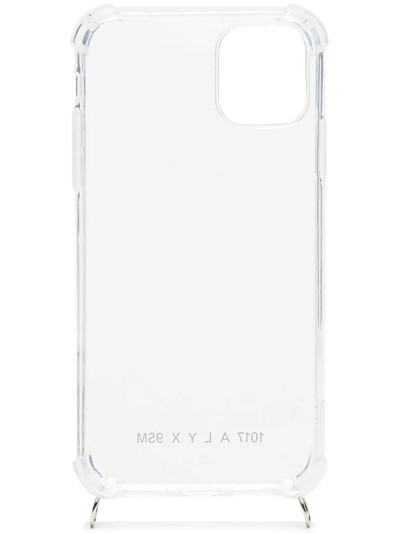 1017 ALYX 9SM clear perspex iPhone 11 case outlook