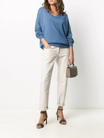 Brunello Cucinelli long-sleeve relaxed jumper outlook