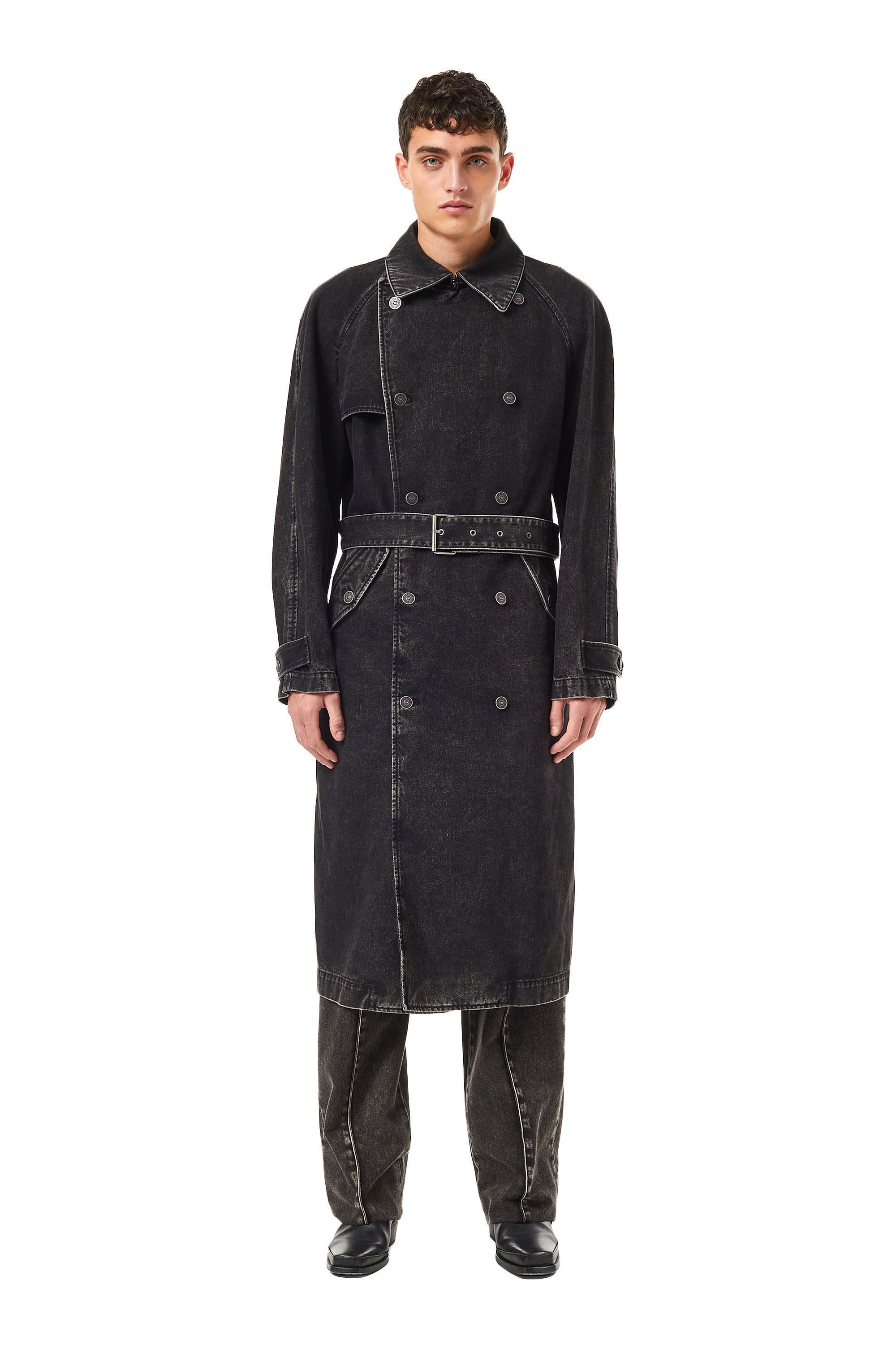 D-DELIRIOUS DOUBLE BREASTED TRENCH COAT - 3