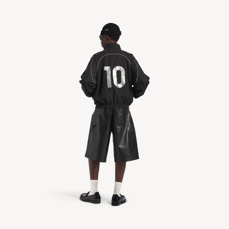 Men's Soccer Tracksuit Jacket in Black 4
