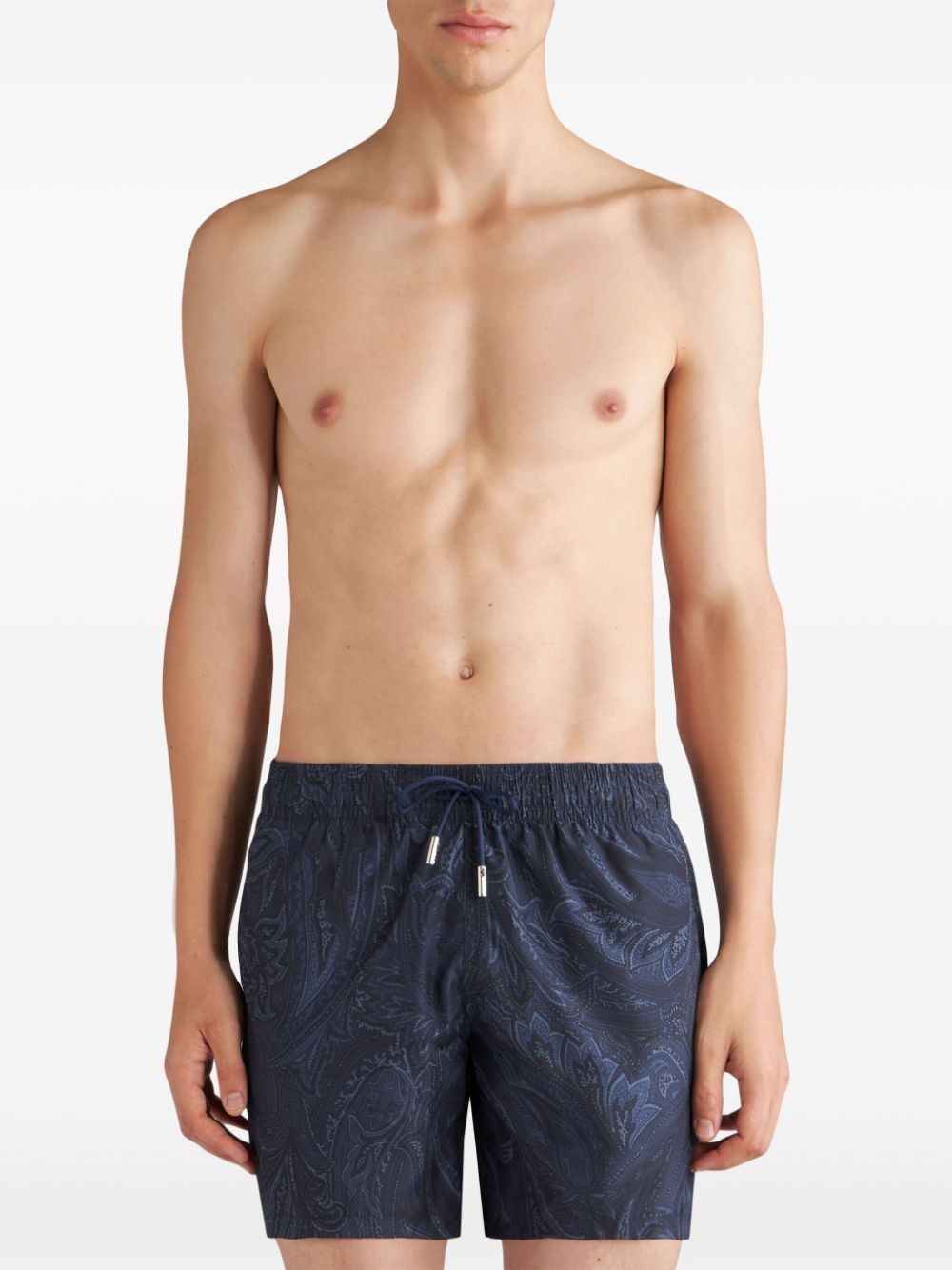 paisley-print swim shorts - 3