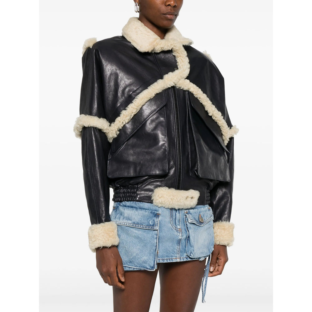 Magda Butrym Blue Jackets - Leather Jackets Women - 4