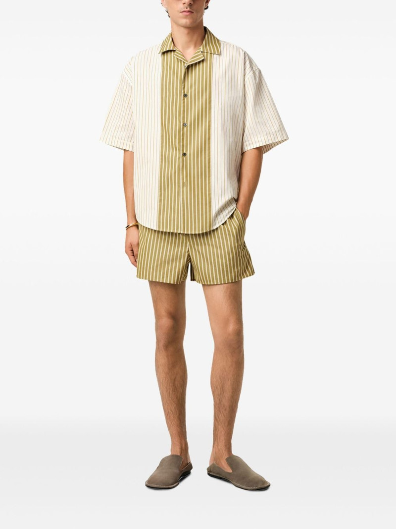 AMI Paris striped shorts outlook