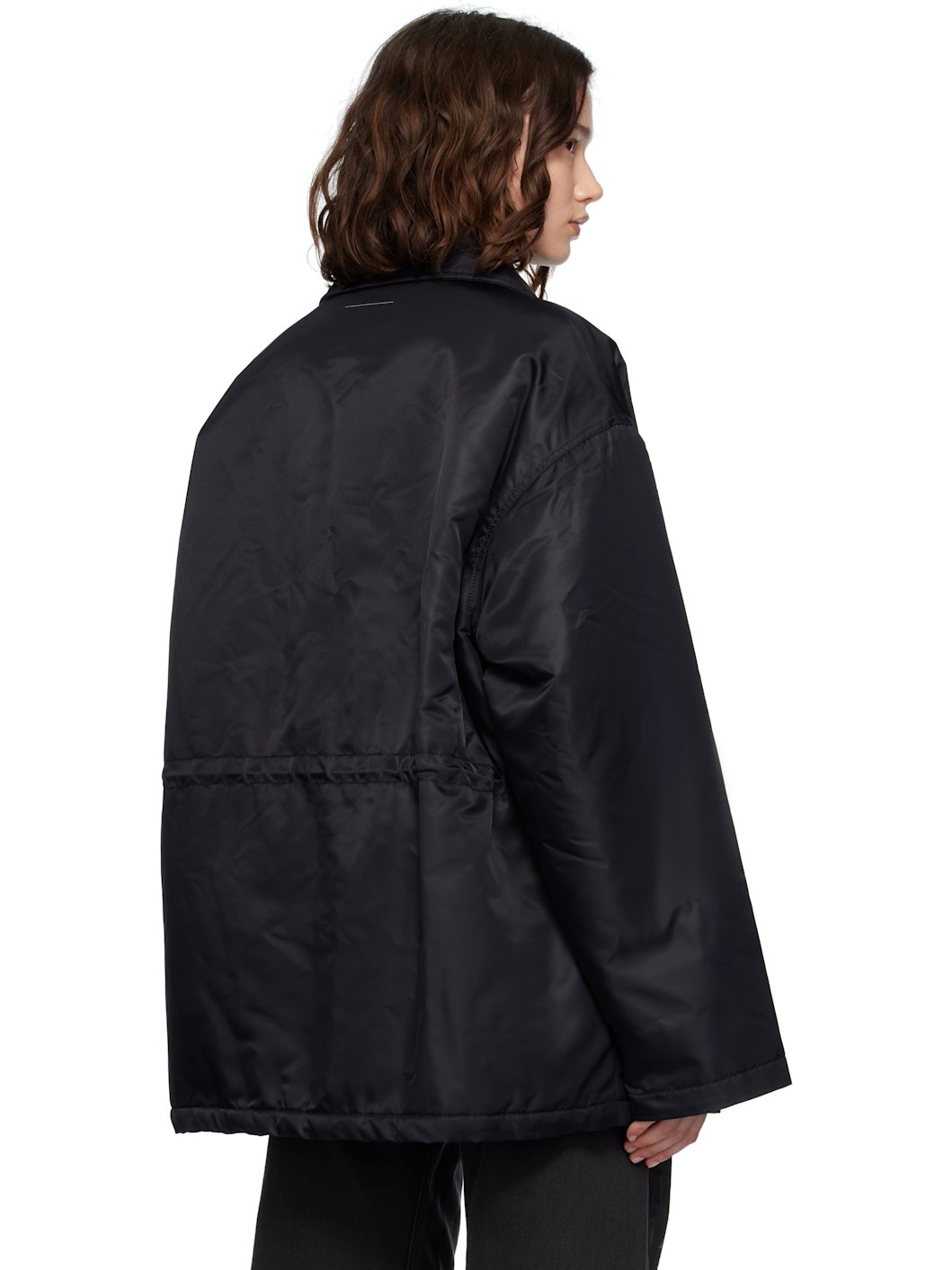Black Nylon Sports Jacket - 3