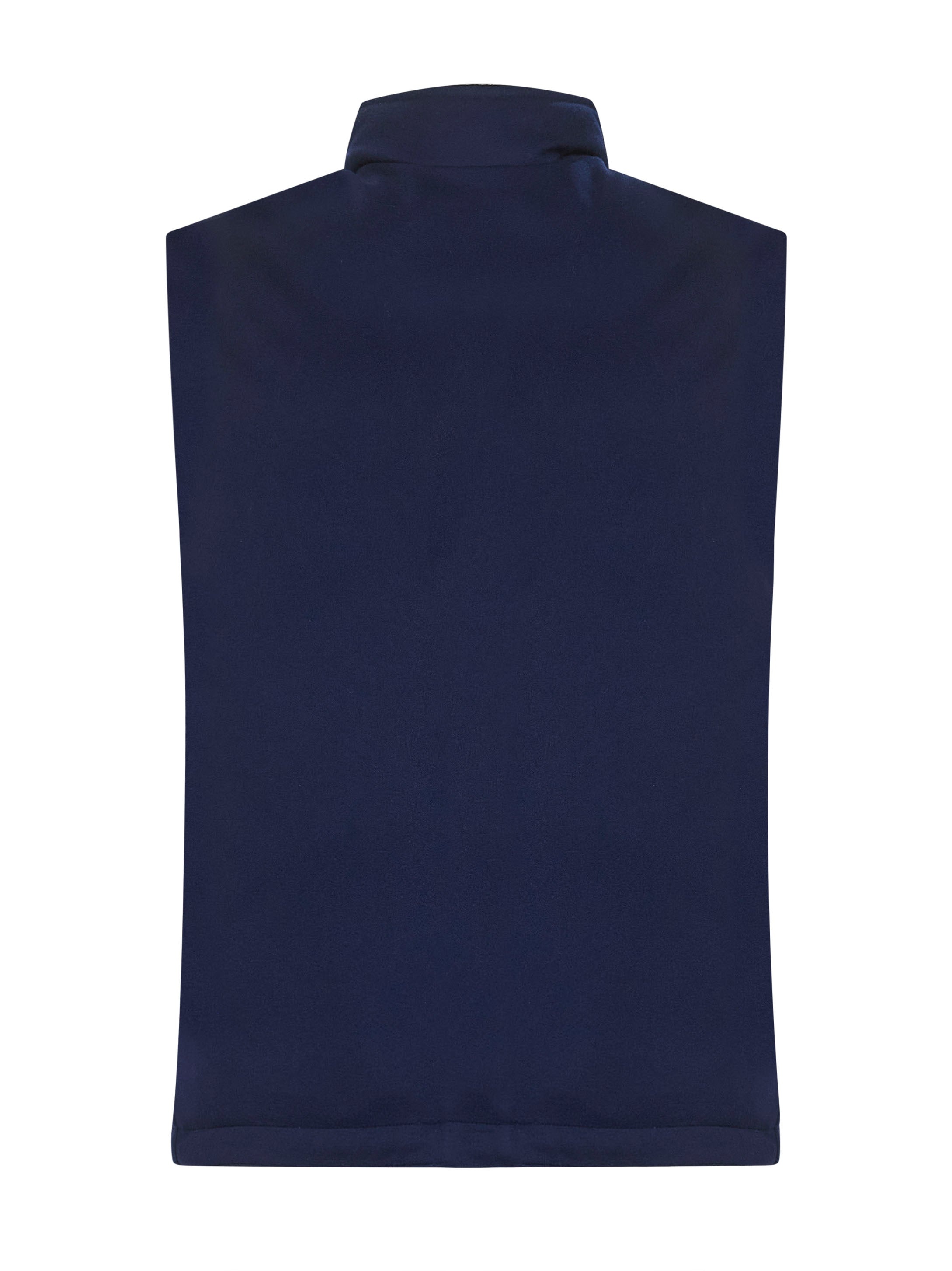 Blue wool canvas padded vest - 2