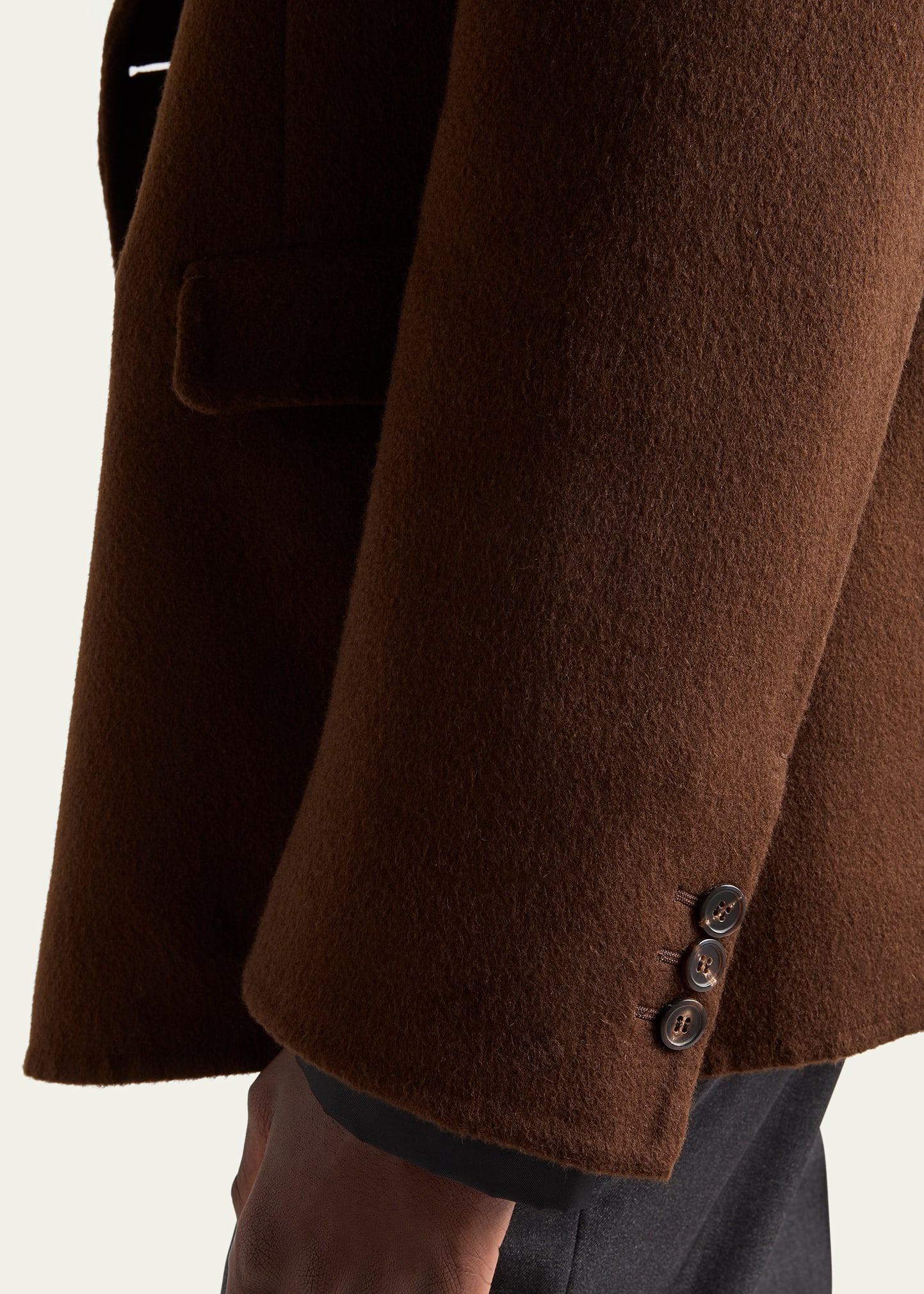 Men's Double-Breasted Cashmere Blazer - 5
