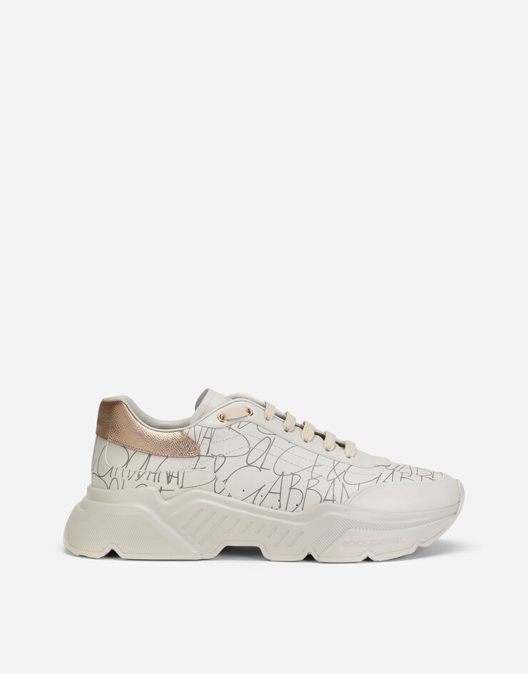 Calfskin nappa Daymaster sneakers with logo print - 1