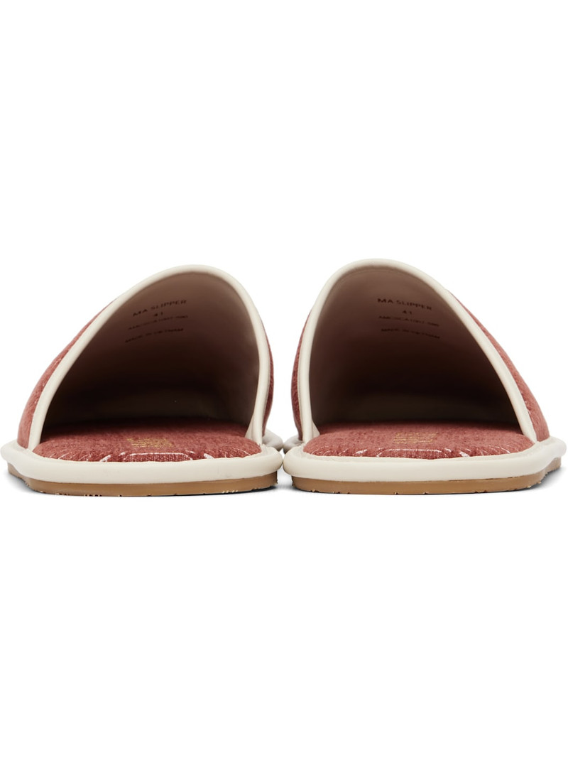 Red 'Chateau Amiri' MA Slippers 2