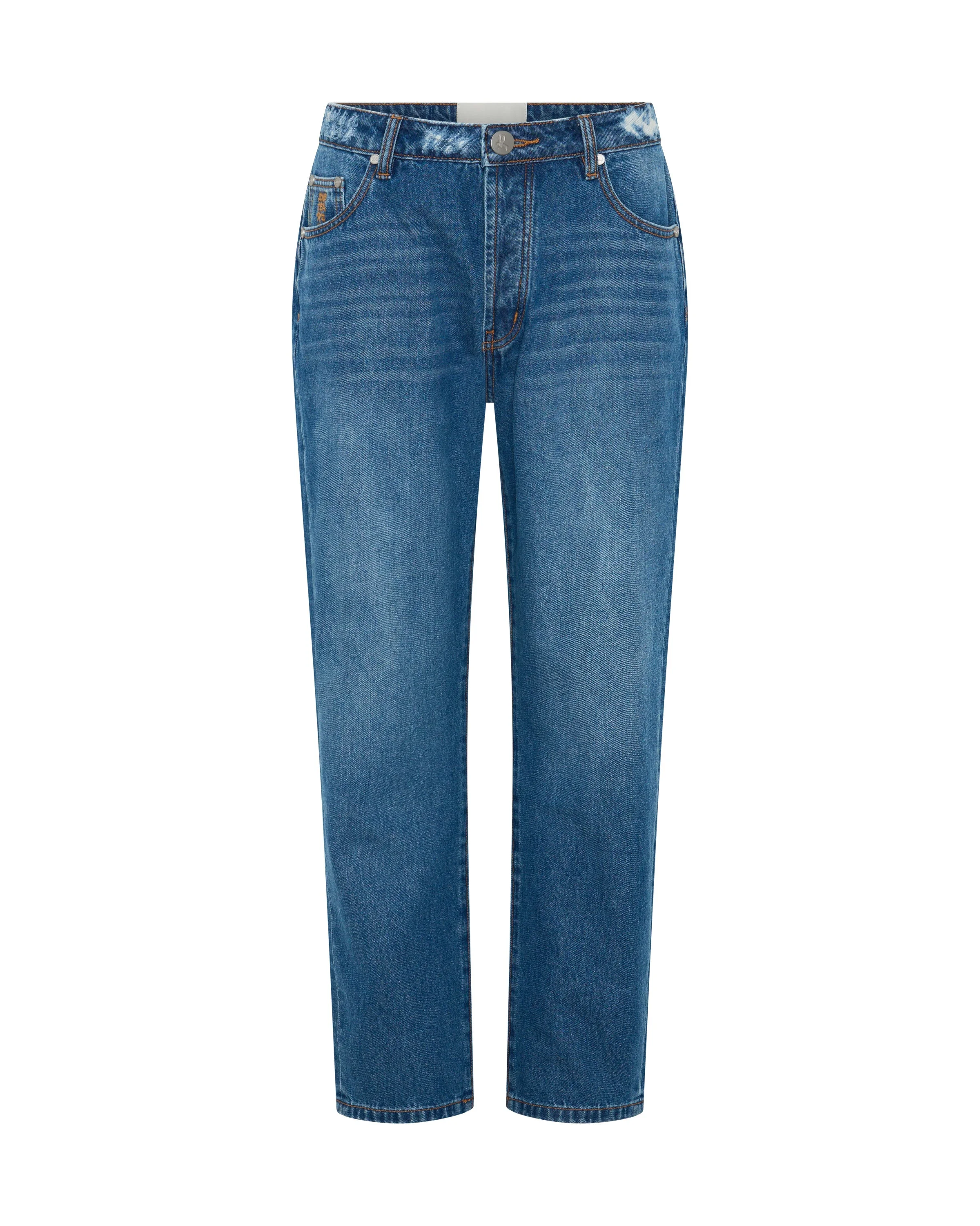 Bandits Low Waist Boyfriend Denim Jeans - Pacifica Blue - 1