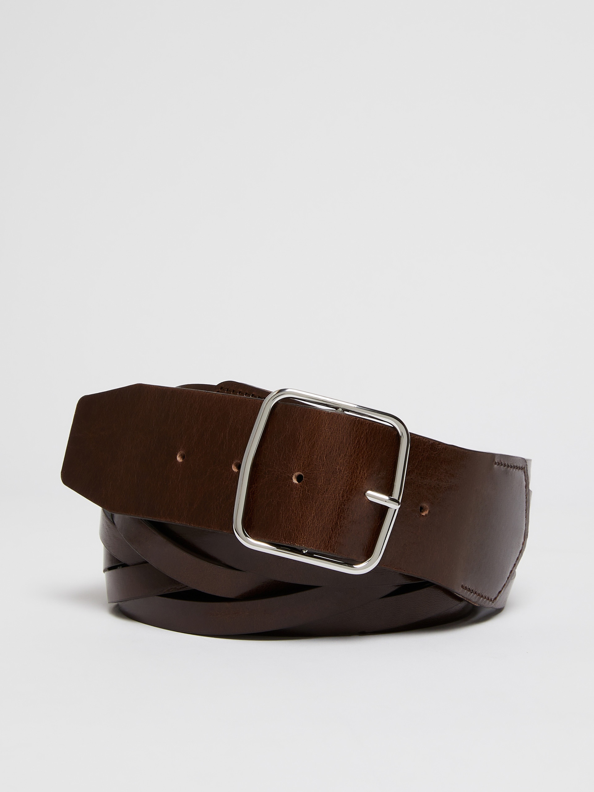 DECANO Woven leather belt - 1