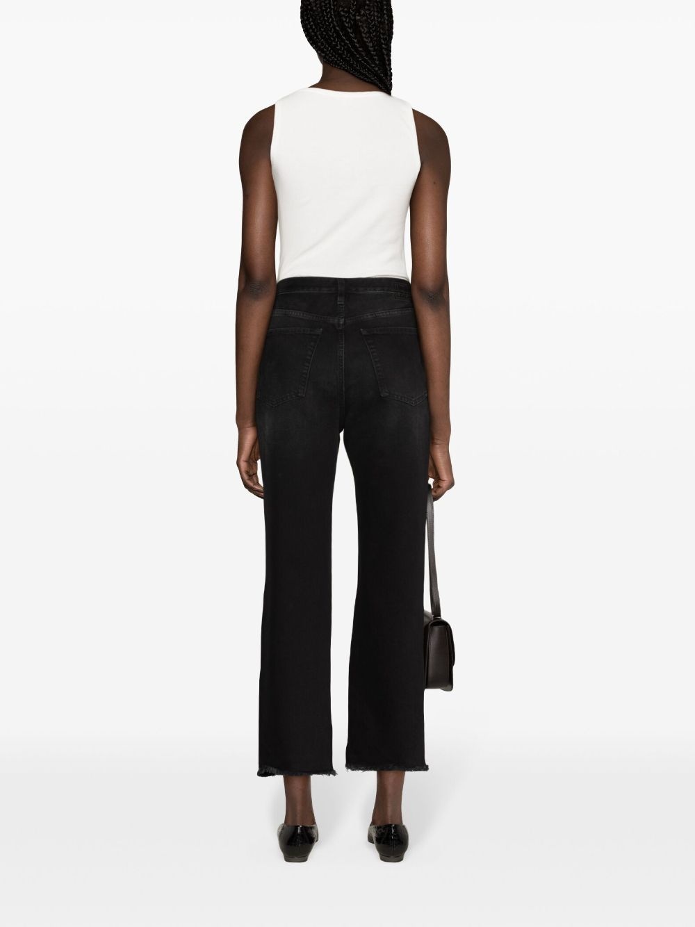 high-rise straight-leg jeans - 4
