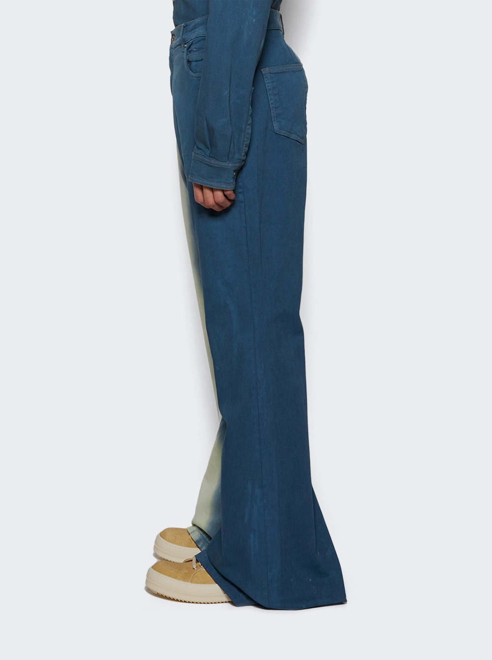 Bolan Bootcut Denim Pants Toothpaste Degrade - 3