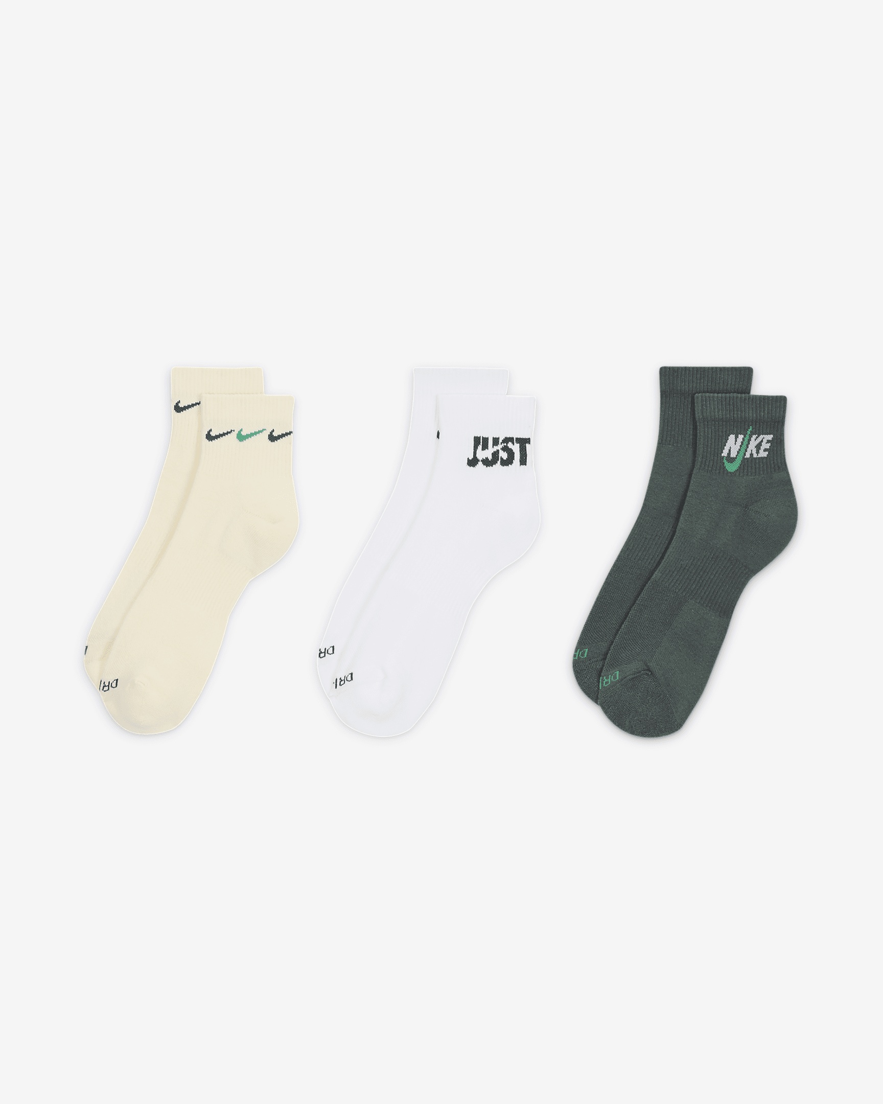 Nike Everyday Plus Cushioned Training Ankle Socks (3 Pairs) - 2