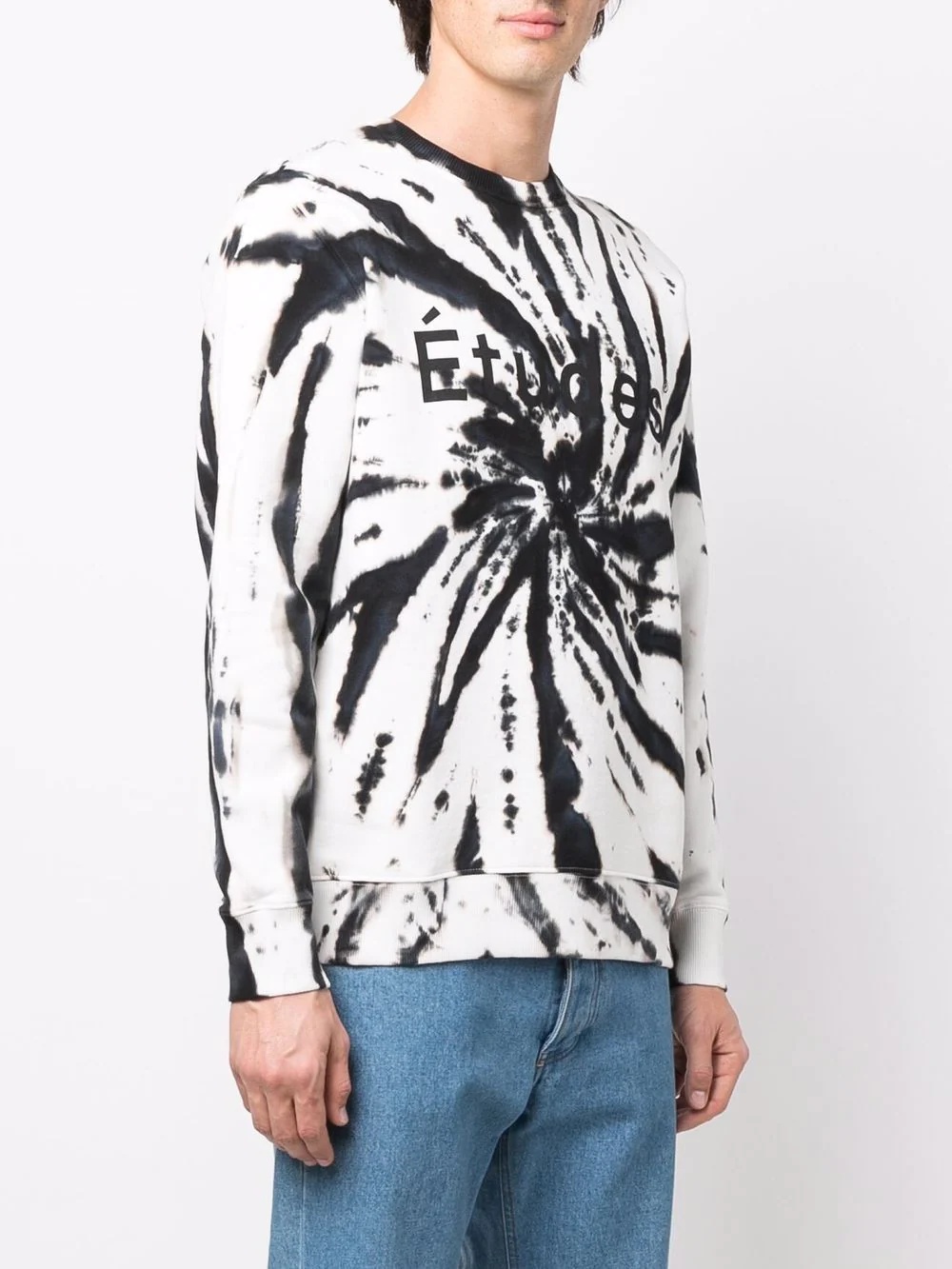 tie-dye organic-cotton sweatshirt - 4