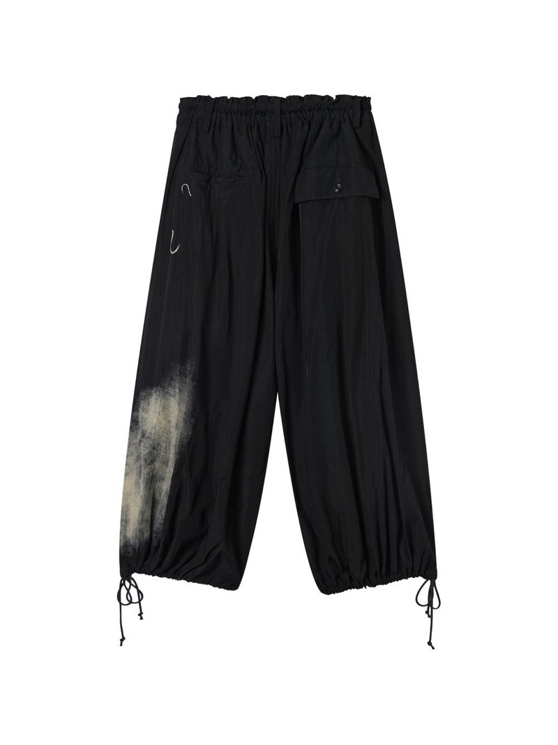 Y's drawstring printed trousers outlook