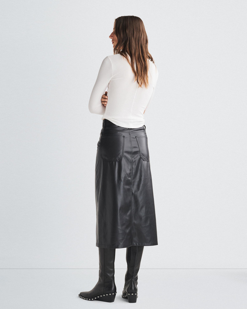 Sid Faux Leather Skirt
Midi 5