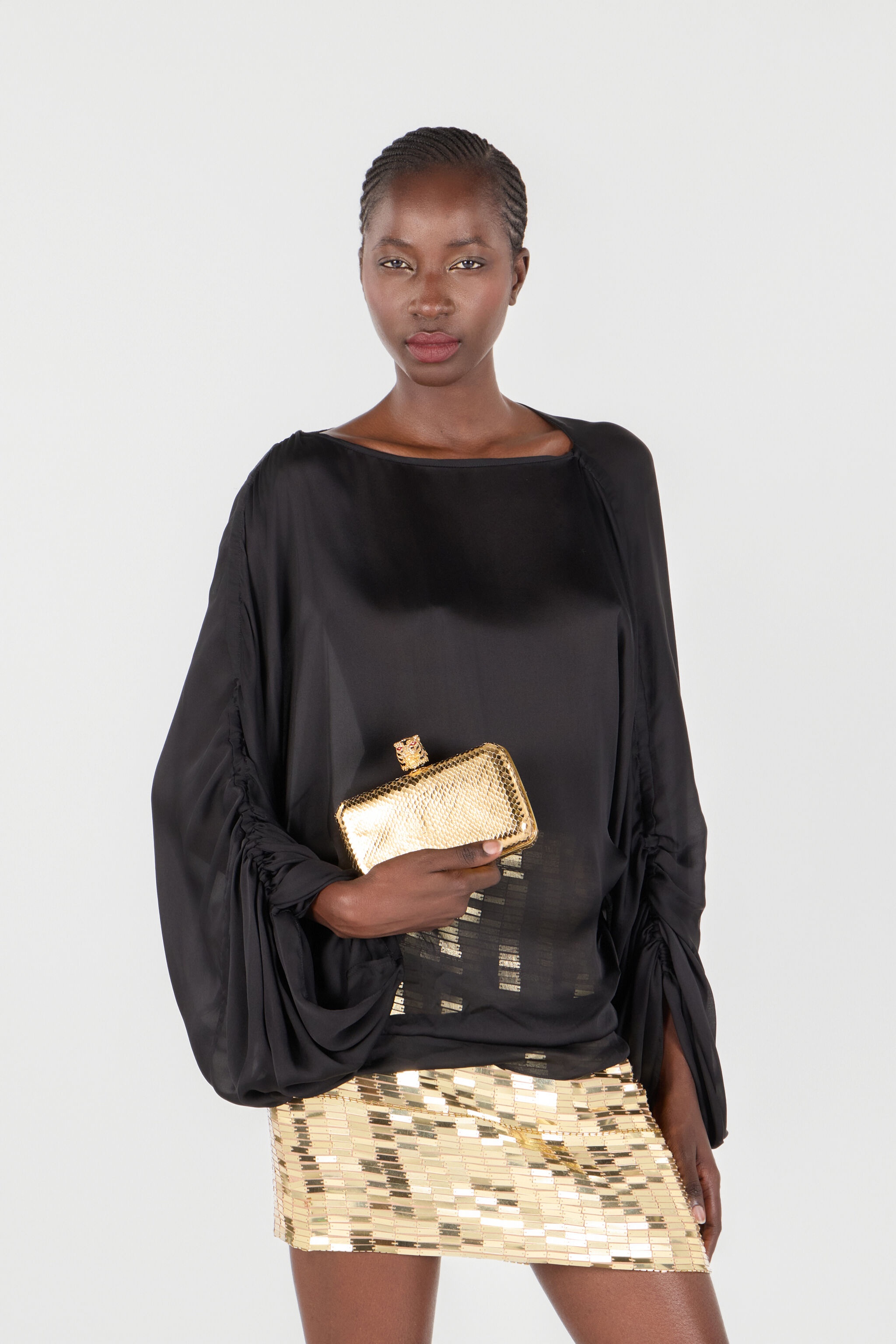 Tiger Leather Clutch - 2