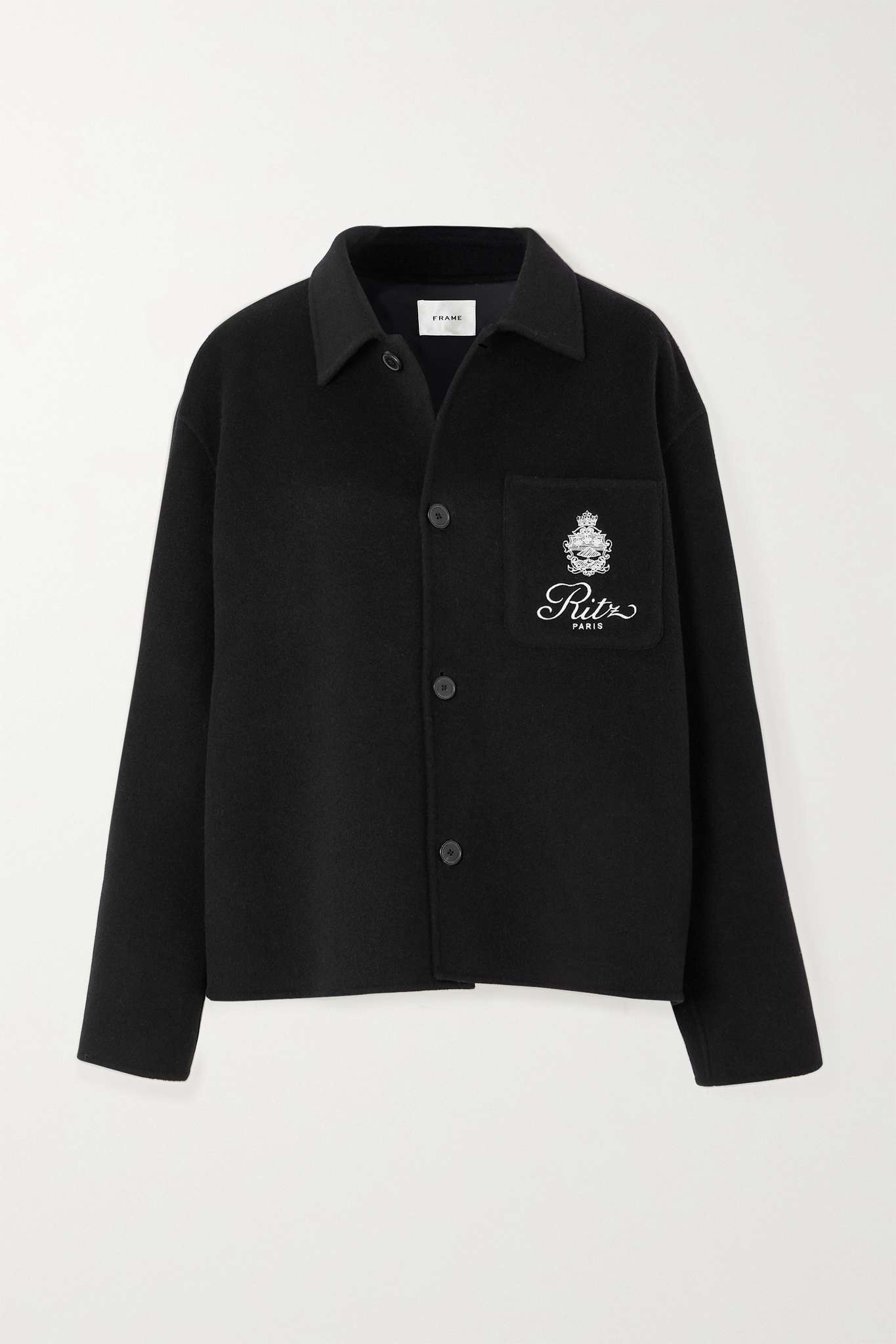 + Ritz Paris embroidered wool shirt - 1