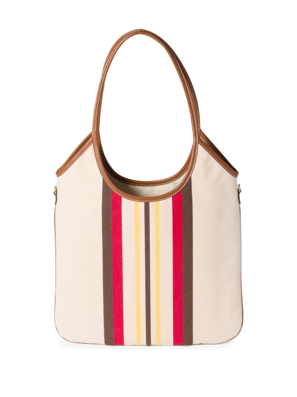 Ivy striped tote bag - 4