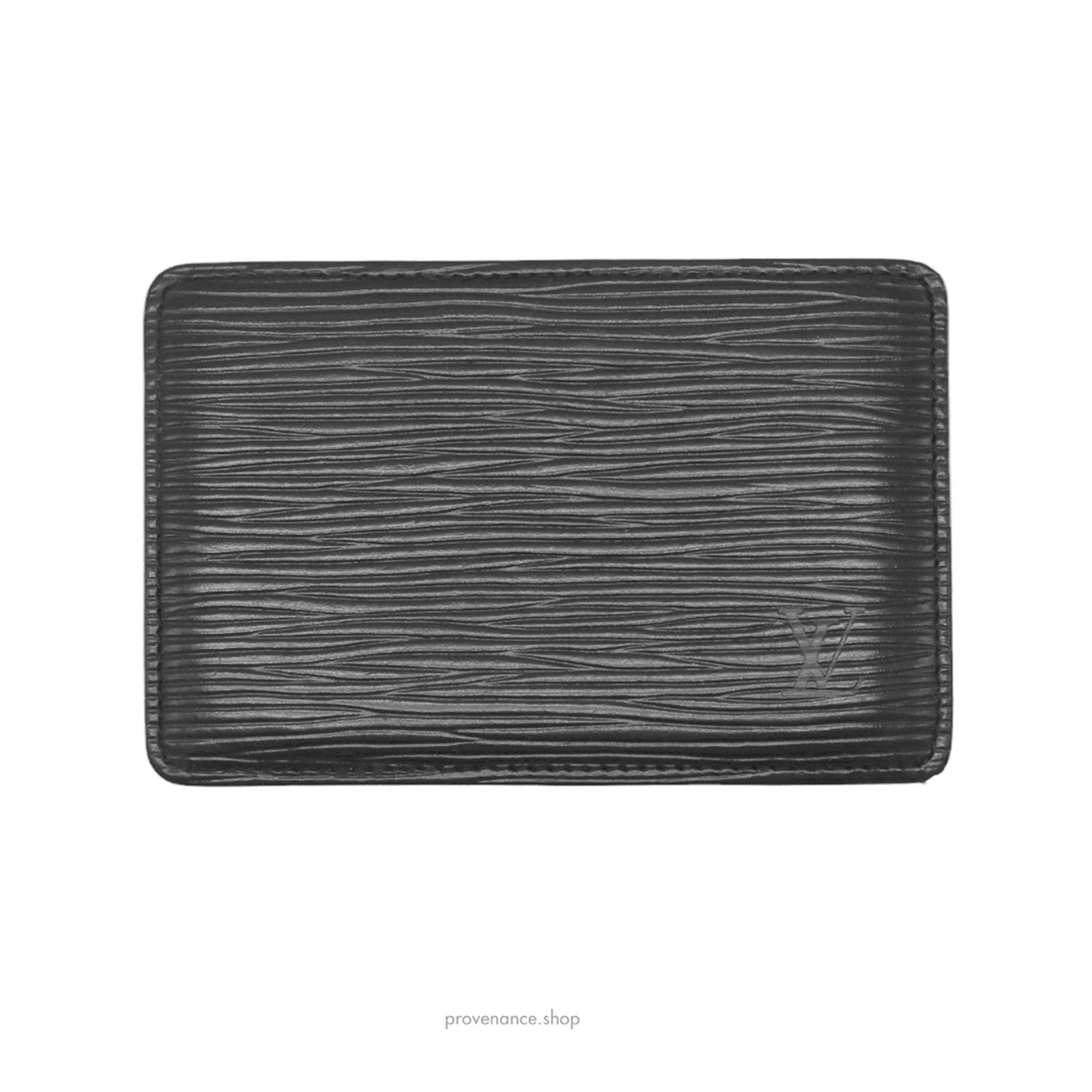 Louis Vuitton Card Holder Wallet - Black Epi Leather - 2