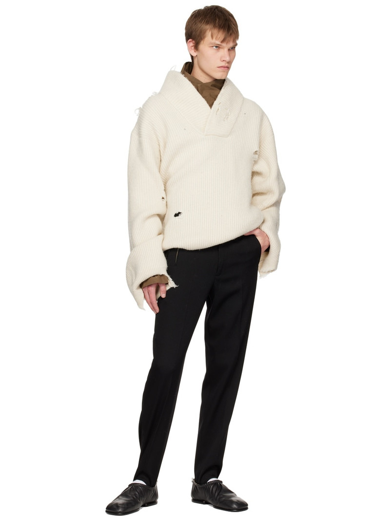 HED MAYNER Black Stirrup Trousers outlook