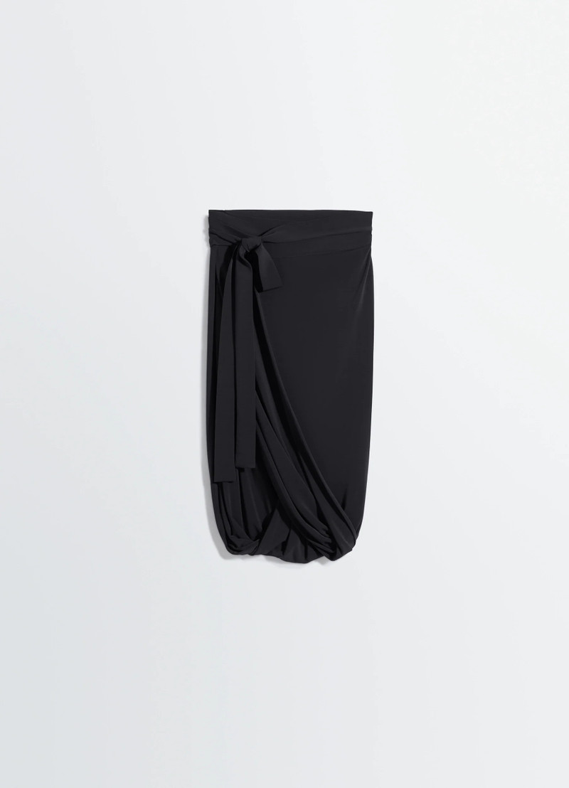 SOFT WRAP SKIRT IN VISCOSE CREPE JERSEY 1