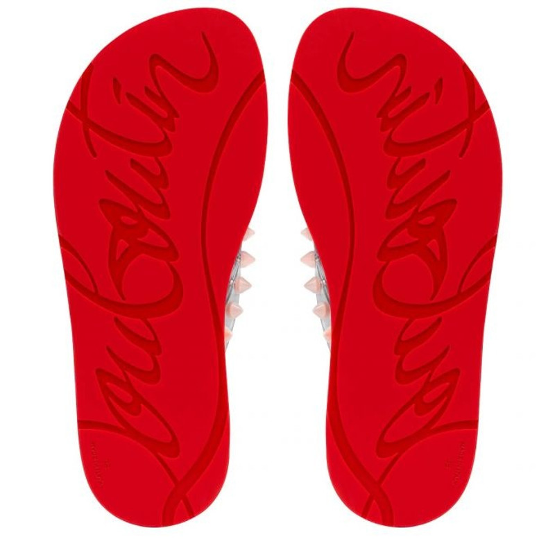 Loubi Flip Spikes Woman TRANSP/DRAG 5