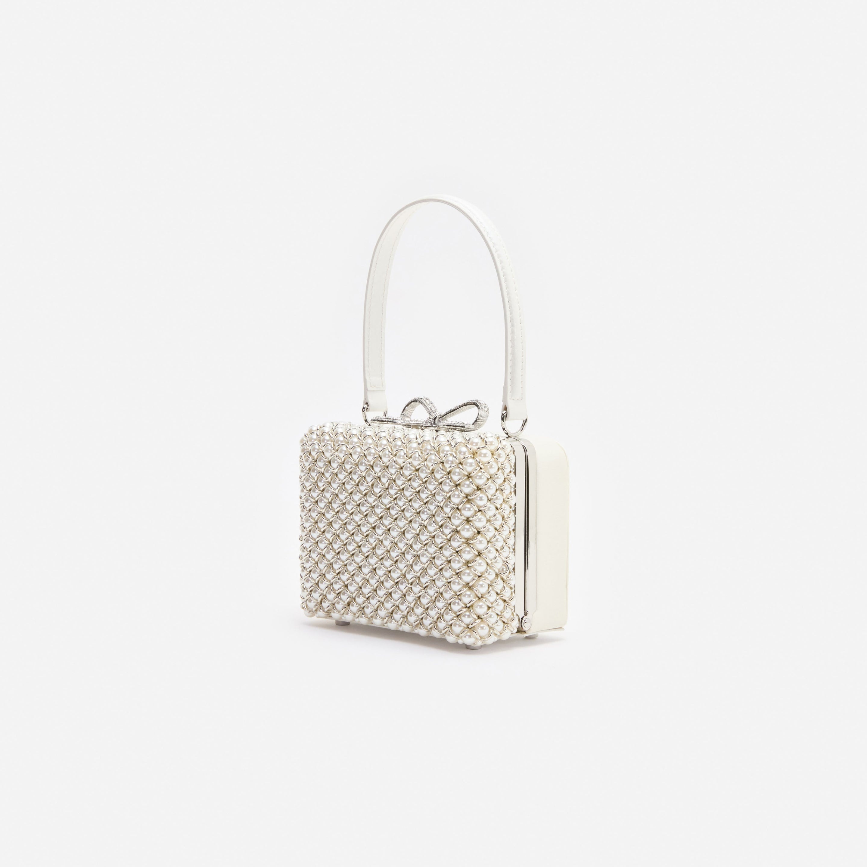 Pearl Embellished Micro Bag - 2