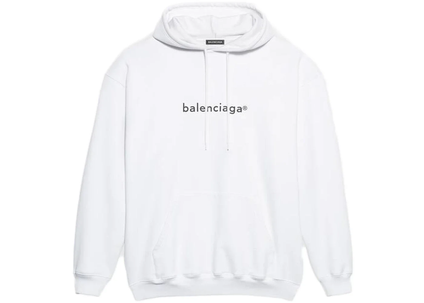 Men's New Copyright Medium Fit Hoodie in White - 1