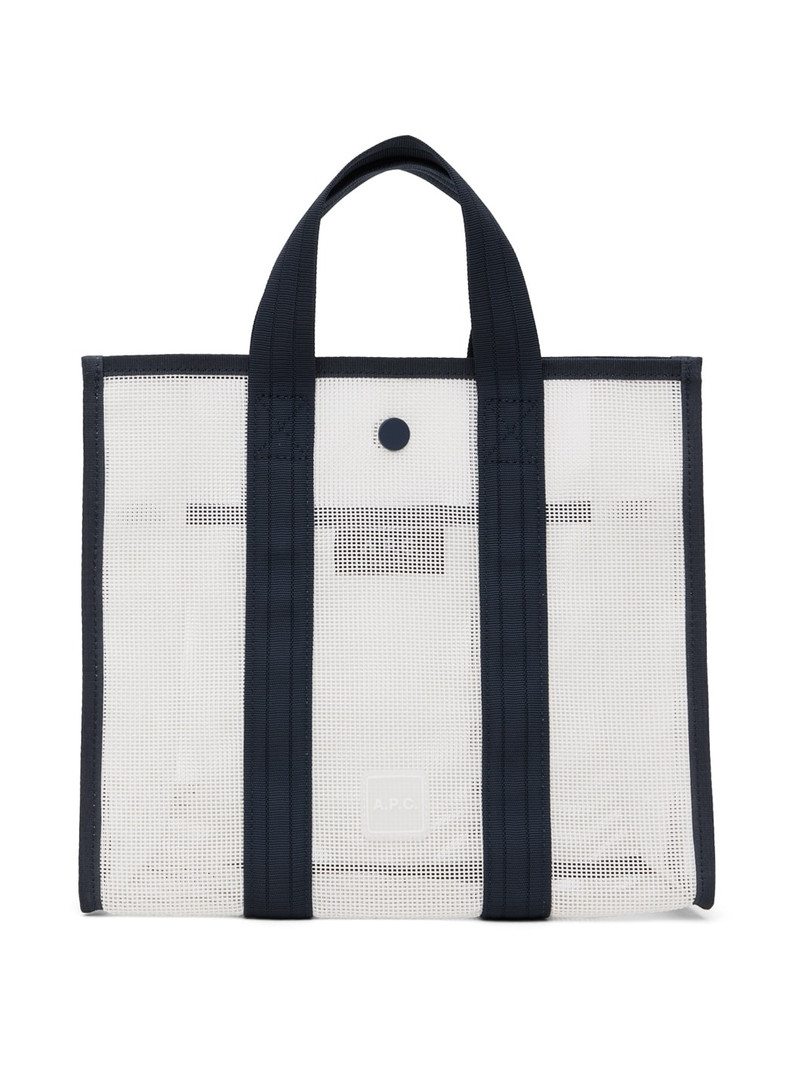 White Louise Small Tote - 1