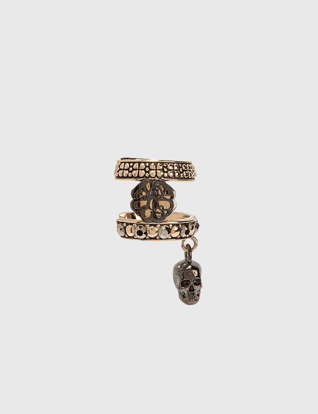 Skull and Charm Seal Ear Cuff - 2