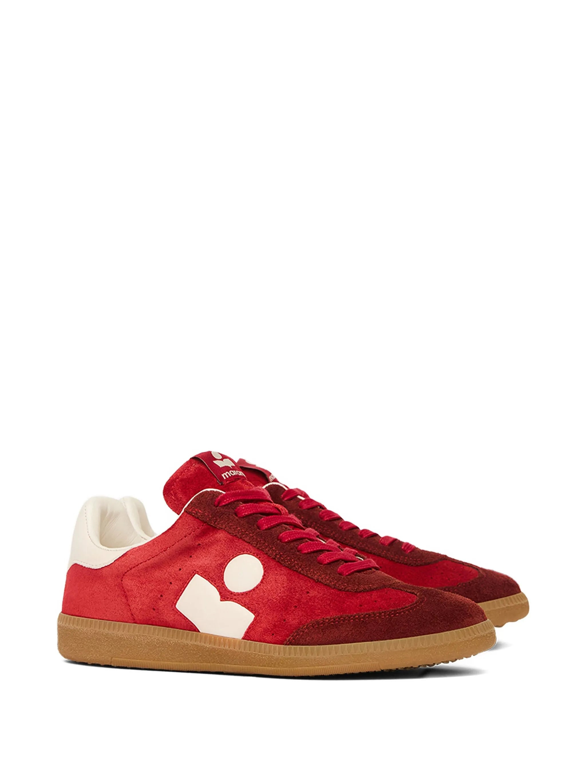 suede panelled sneakers - 2