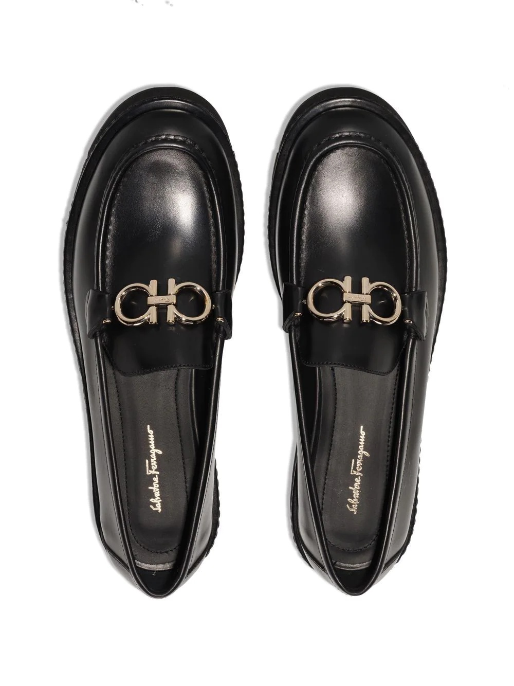 Gancini-plaque Rolo loafers - 4