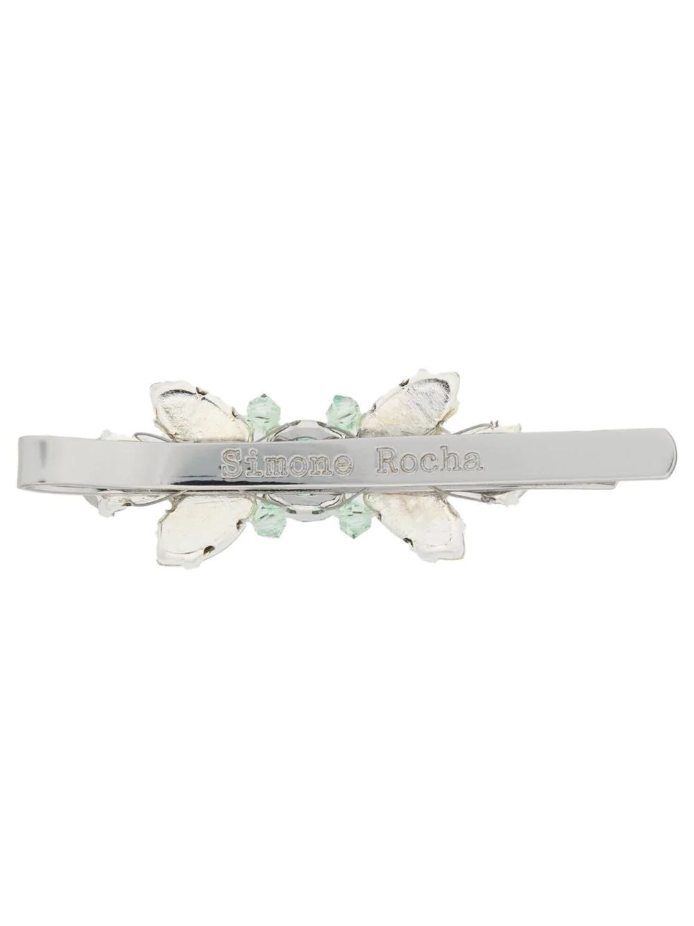 crystal-embellished hair slide - 2