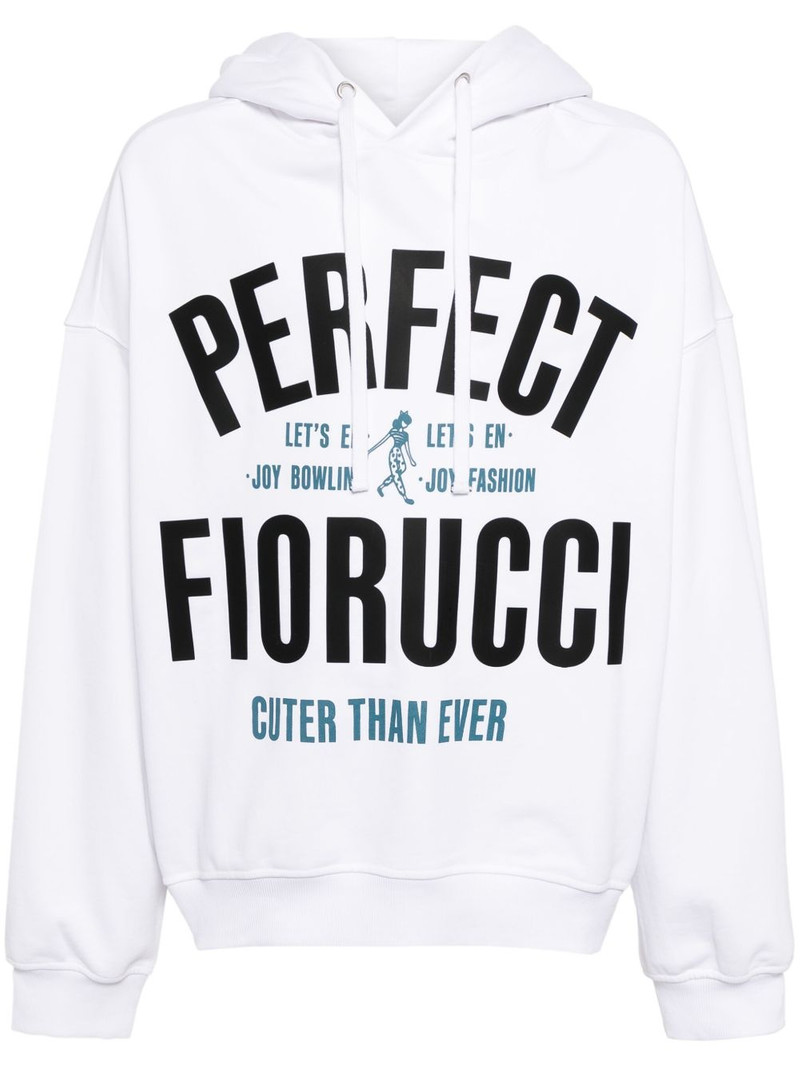 Perfect Fiorucci-print cotton hoodie 1