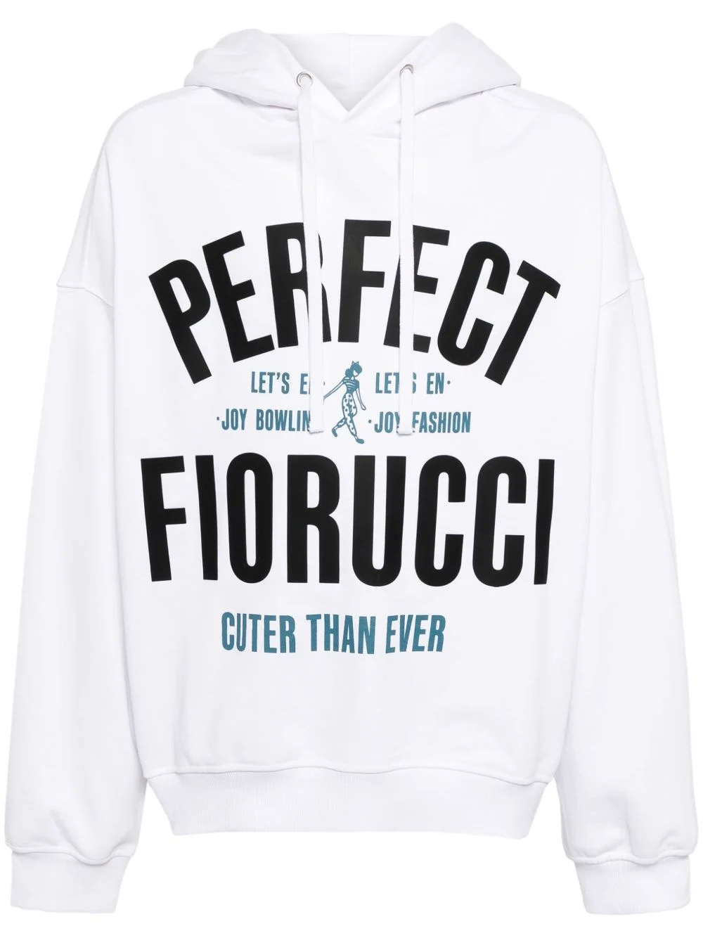 Perfect Fiorucci-print cotton hoodie - 1