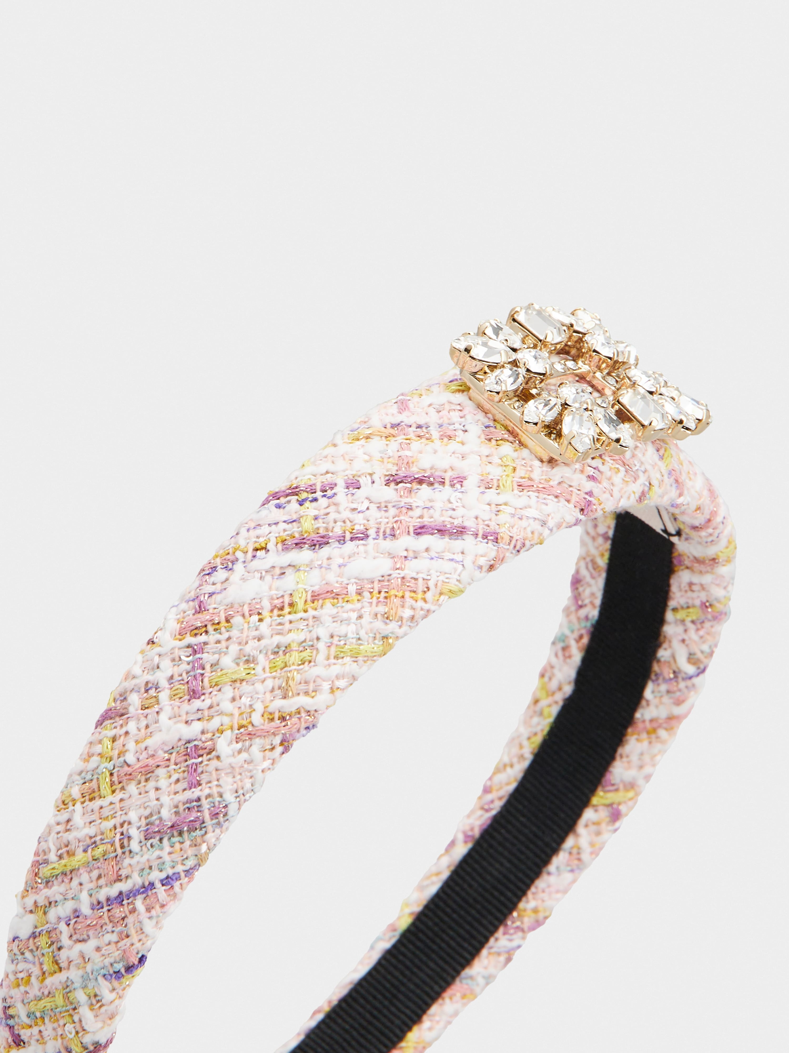 Broche Vivier Buckle Hairband in Fabric - 3