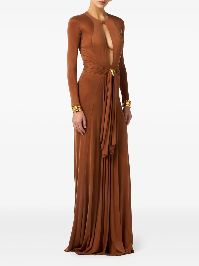 ELISABETTA FRANCHI Elisabetta Franchi Keyhole-design Jewell-embellished Dress outlook