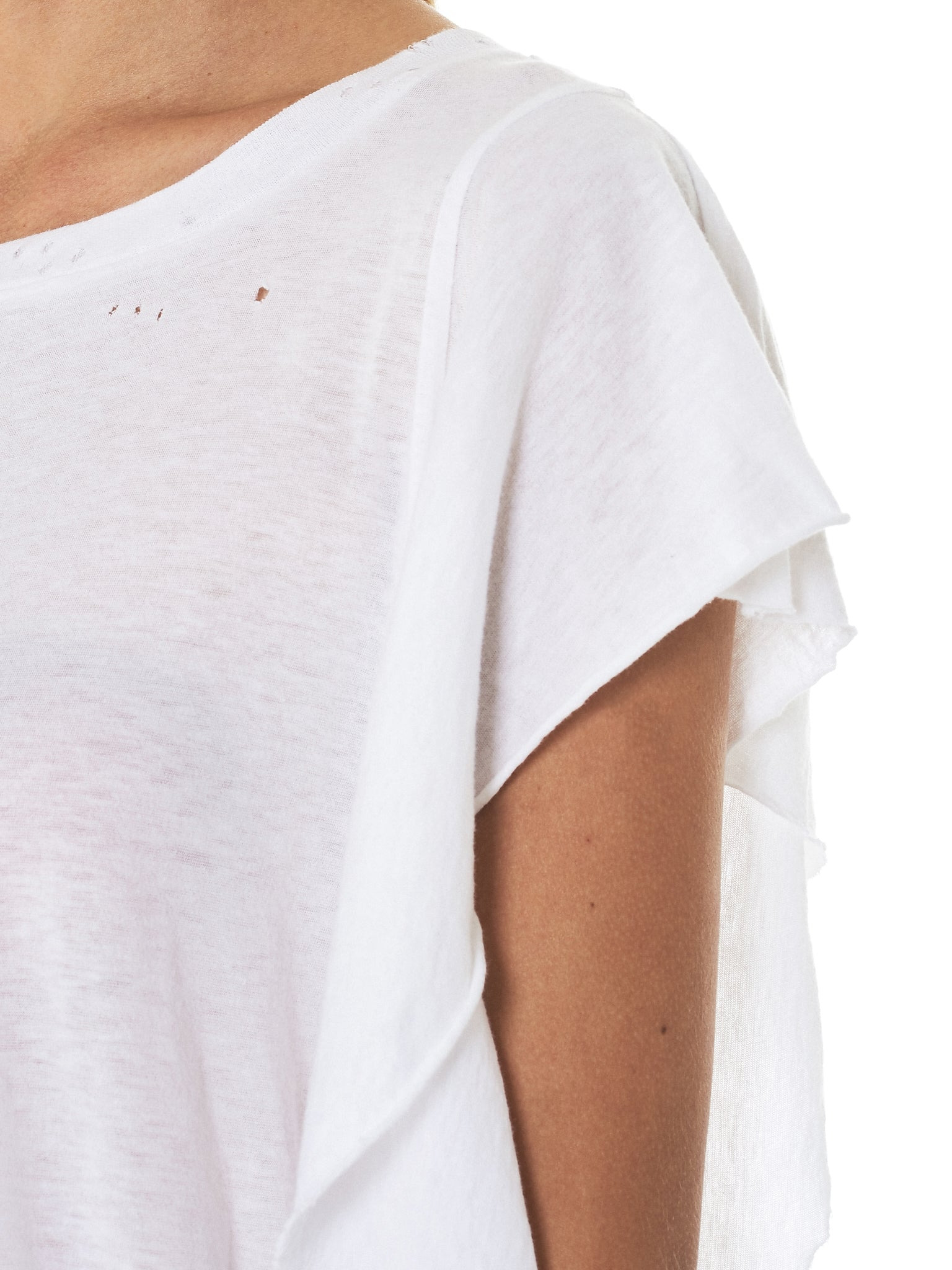 Raw Trim Flutter Tee - 5
