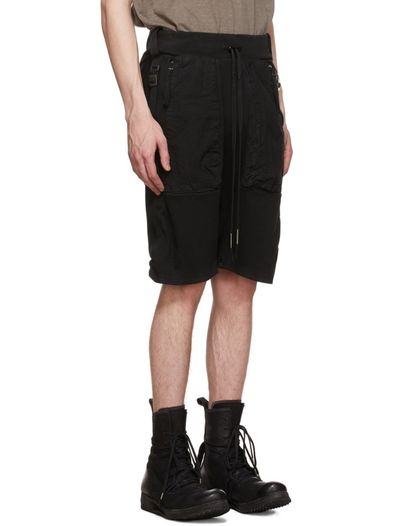 Black Cotton Shorts 2