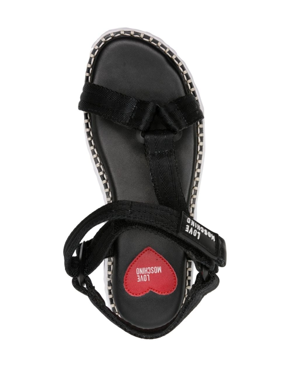 50mm strappy wedge sandals - 4