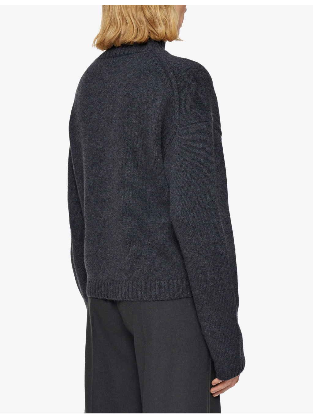 Luxe High-Neck Cashmere Jumper - 4