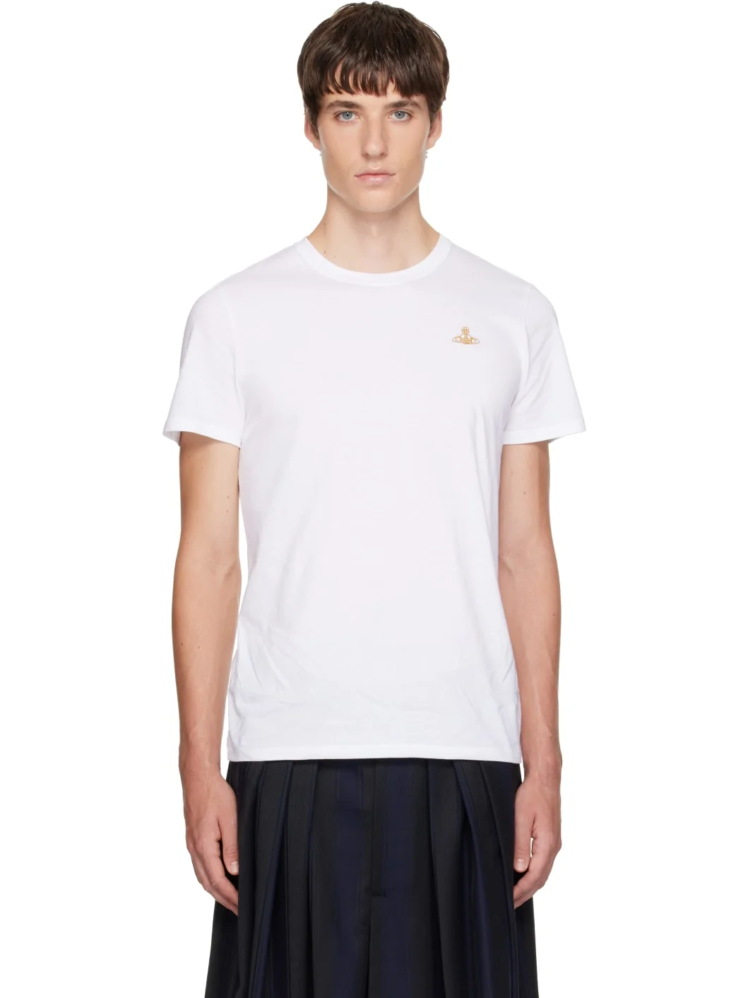 White 'Undershirt' T-shirt - 1