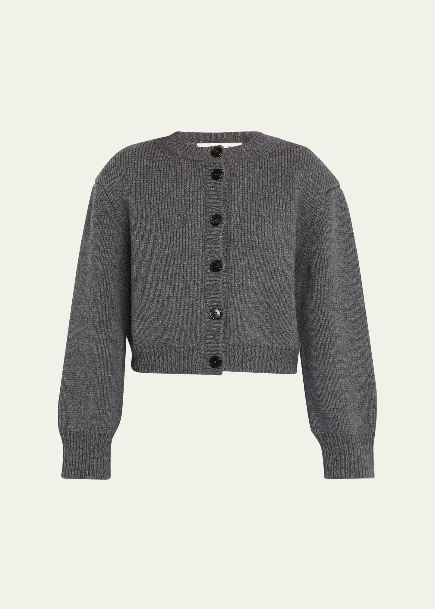 Padded Wool Cardigan - 1