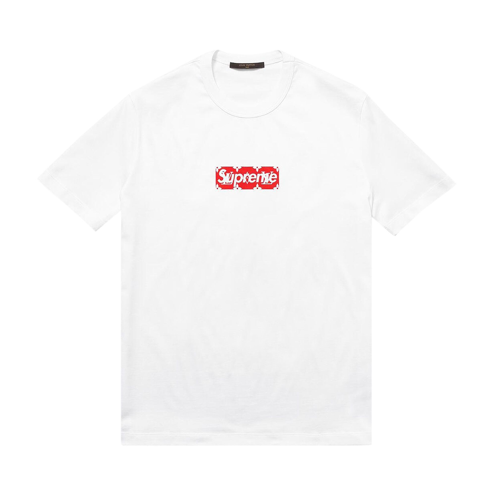 Louis Vuitton x Supreme Box Logo Tee 'White' - 1