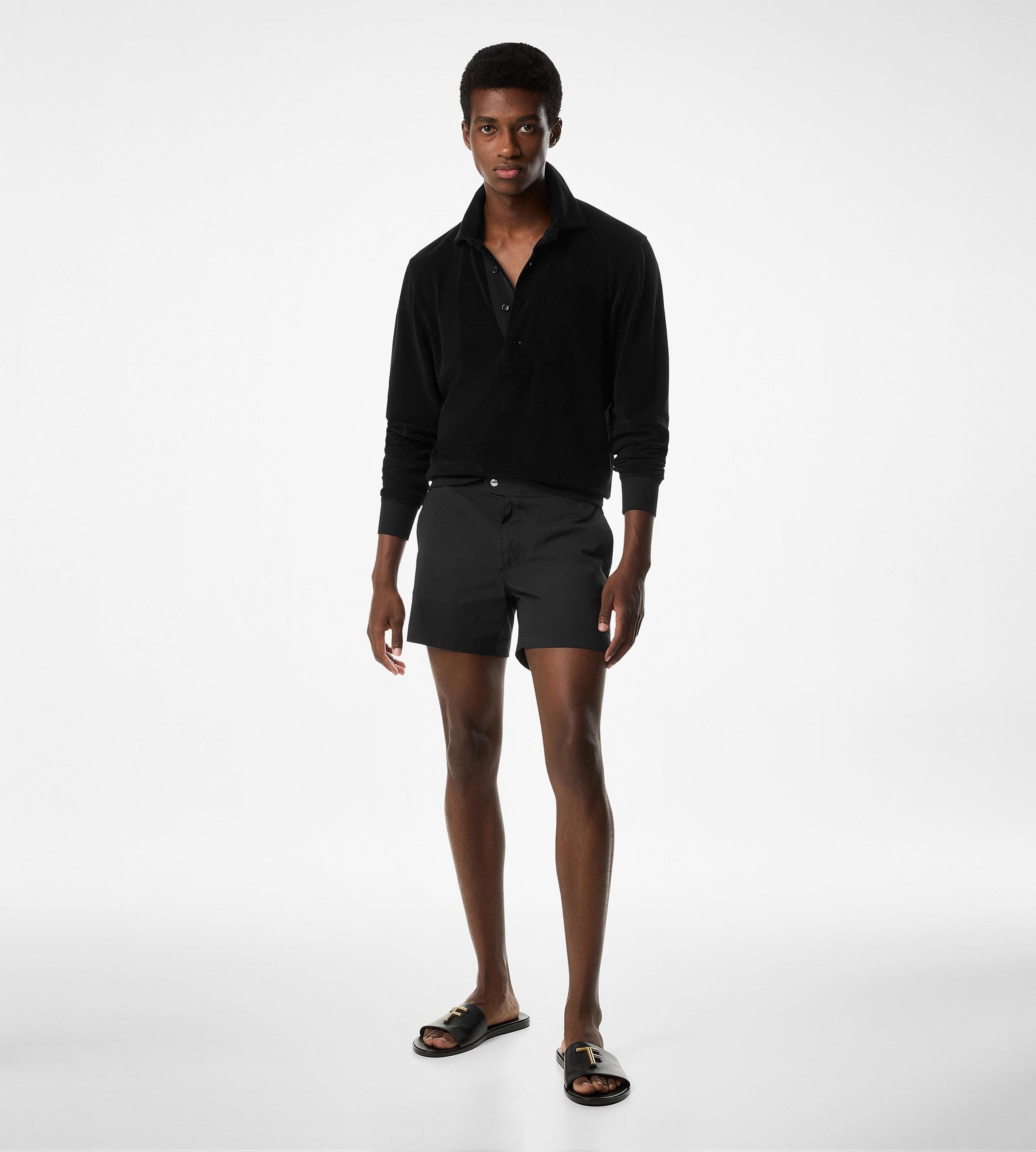 LONG SLEEVE TOWELLING POLO - 2