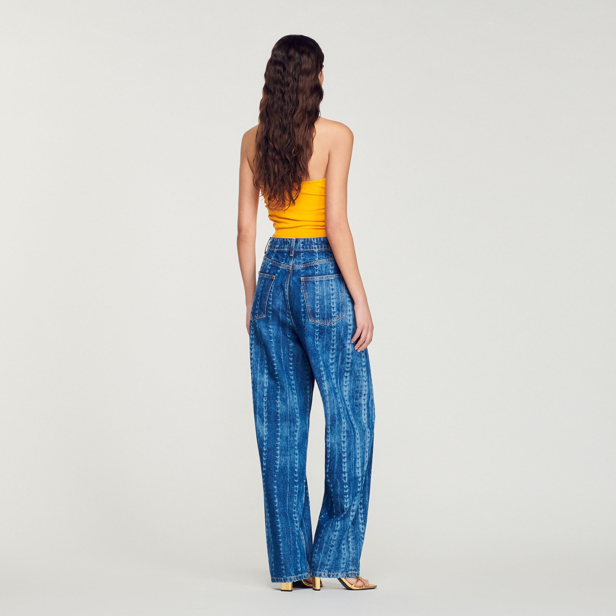 Faded patterned jeans - 6