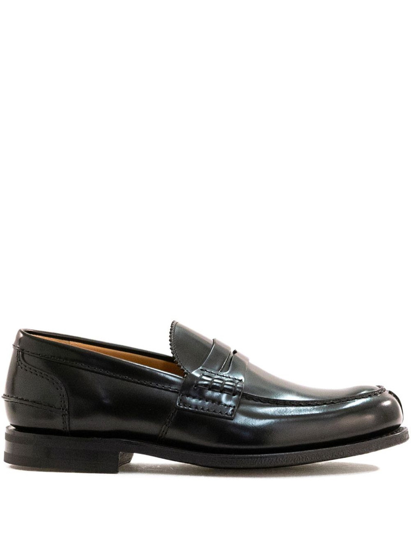 penny-strap leather loafers 1